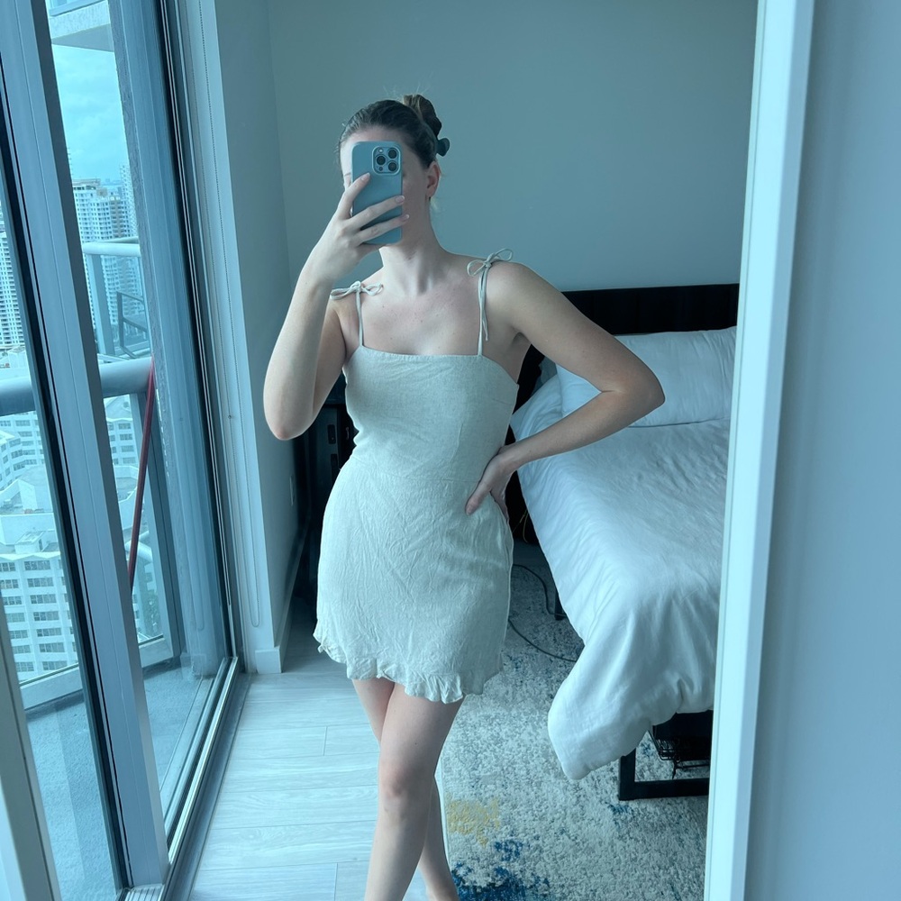 Abercrombie Linen Mini Dress